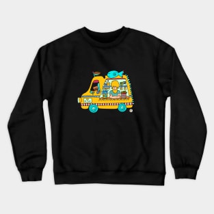 Fish & Chips Food Truck Crewneck Sweatshirt